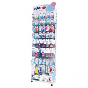 https://www.tp-display.com/bb007-bebeneo-single-sided-heavy-duty-baby-milk-bottle-nipple-hooks-metal-display-stand-with-cross-bars-and-pvc-graphics-product/