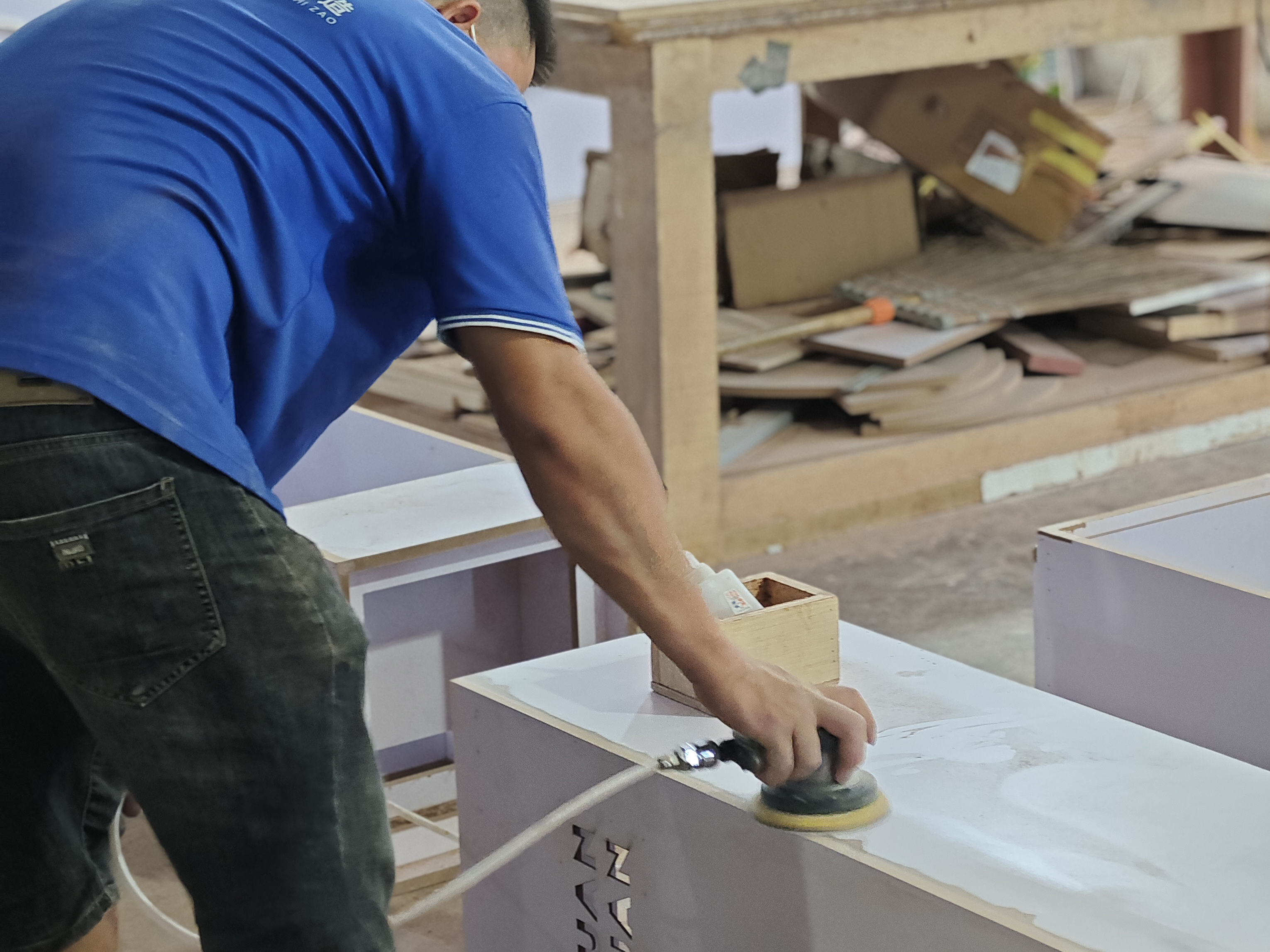 Sanding for display