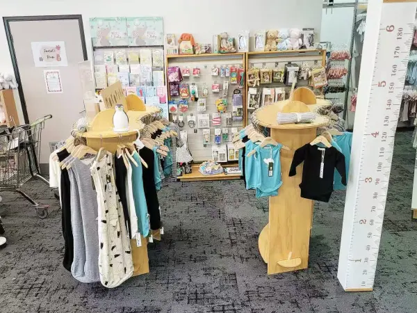 Custom Wood Racks for Baby Apparel (Australia)