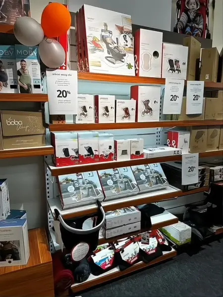 Retail Wall Shelving for Baby Care (New Zealand)