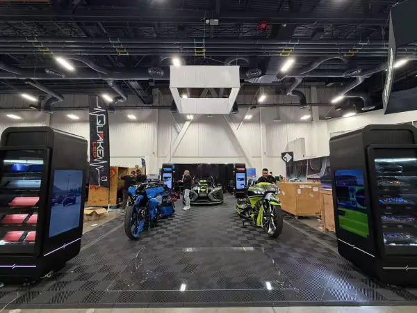 Interactive Display Stands for Car Audio (Trade Show)